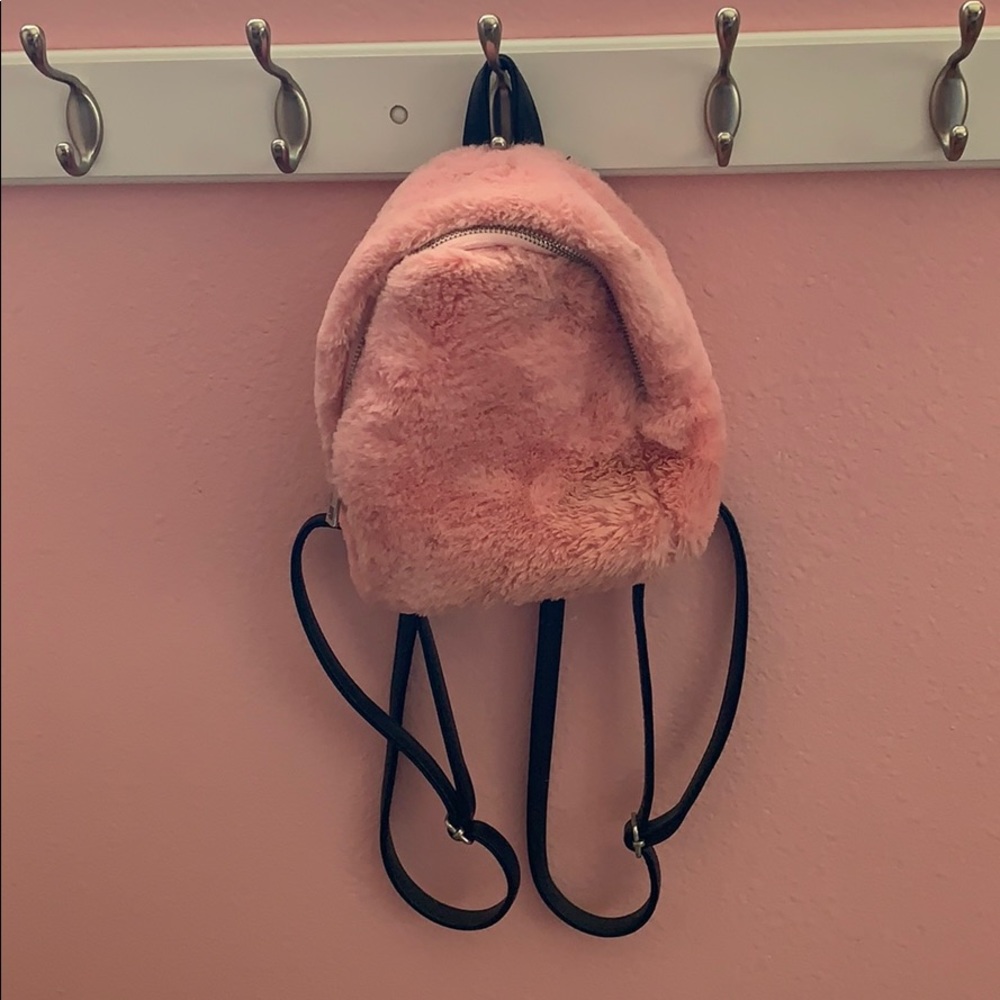 Mini fluffy Backpack.